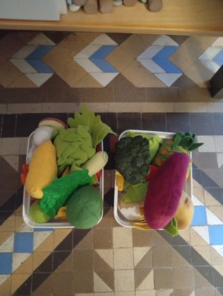 Cocinita de madera para niños con accesorios