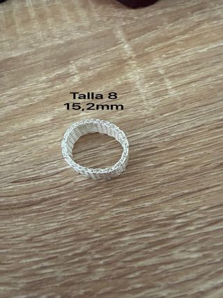 Anillo de plata 925