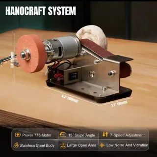 Lijadora pulidora de banda Mini