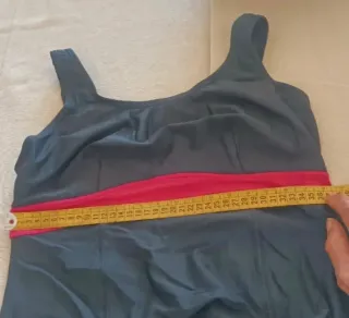 Bañador premamá negro y rojo talla 40