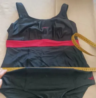 Bañador premamá negro y rojo talla 40