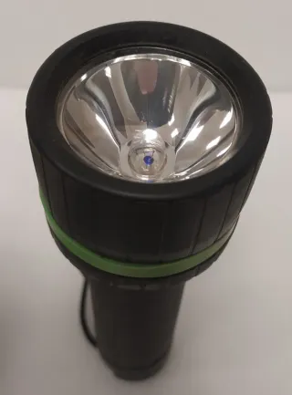 Torcia nera con anello verde