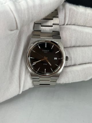 Tissot PRX Reloj Negro/Plateado