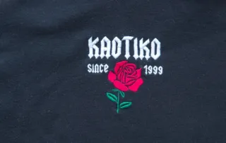 Sudadera Kaotiko Negra Mujer