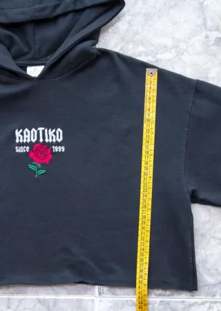 Sudadera Kaotiko Negra Mujer