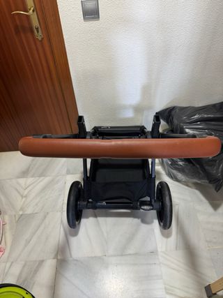Capazo Carrito Bebé Gris Melange