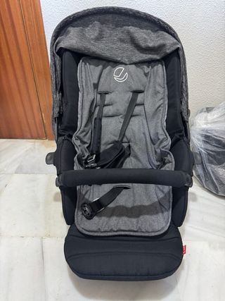 Capazo Carrito Bebé Gris Melange