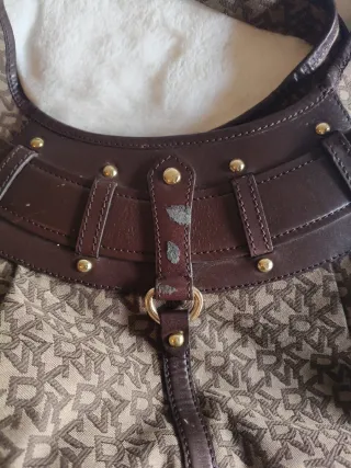 Bolso DKNY Beige y Marrón