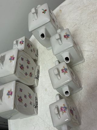 Conjunto porcelana Carmen flores