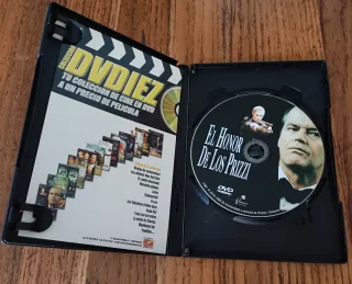 DVD El Honor de los Prizzi