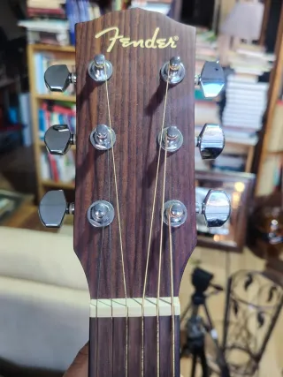 Guitarra Fender CD100 LH Natural Zurda