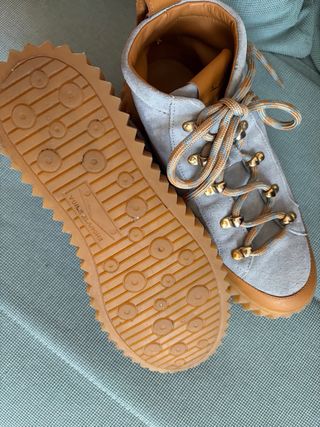 Botines Voile Blanche grises y marrones