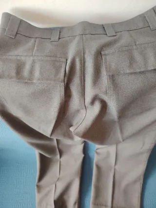 Pantaloni eleganti uomo grigi nuovi