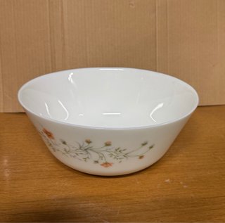 Zuppiera e 7 scodelle decori floreali