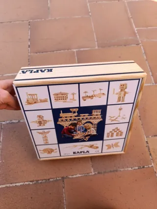 Juego construcción madera Kapla 100 piezas