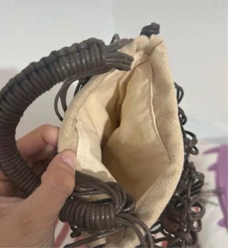 Bolso Zara con abalorios