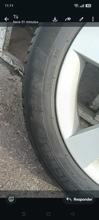 Llantas Seat Altea de serie en 16 la venta en pers