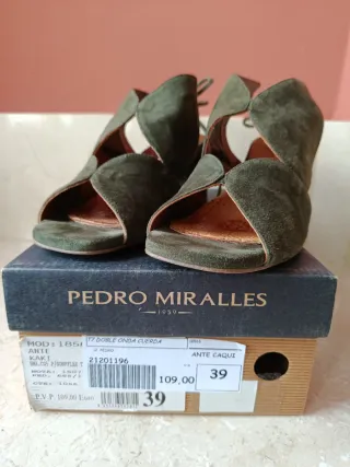 Zapatos Pedro Miralles Verde Caqui