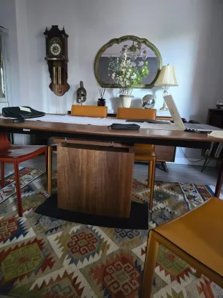 Mesa comedor extensible madera