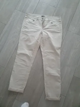 Massimo Dutti Pantalones Beige