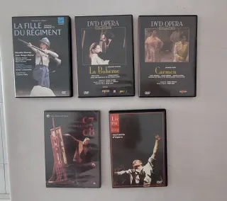 Lote 6 DVDs de Ópera Clásica