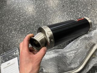 Escape Mivv Yamaha R125/Mt 125 Negro Homologado