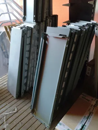 Baldas Metálicas Mecalux 100x30 cm (20 unidades)