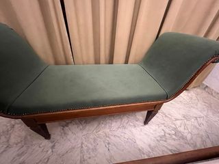 Banqueta decorativa verde