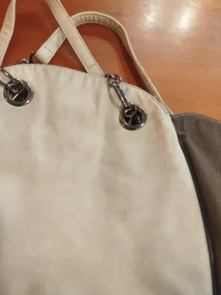 Borsa Pandorine floreale con scritta