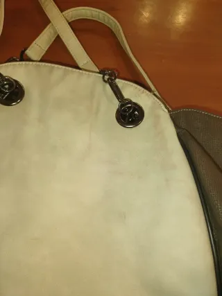 Borsa Pandorine floreale con scritta