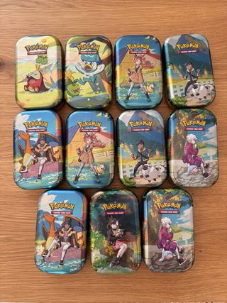 Mini latas Pokémon. Precio unidad.