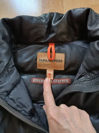 Chaqueta Parajumpers Piel Negra Mujer
