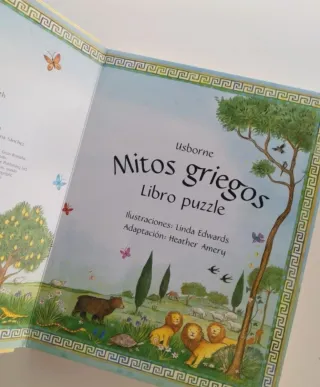 Libro puzzle mitos griegos