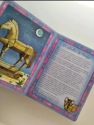 Libro puzzle mitos griegos