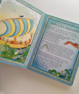 Libro puzzle mitos griegos