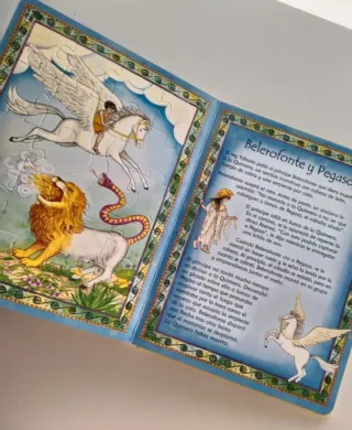Libro puzzle mitos griegos