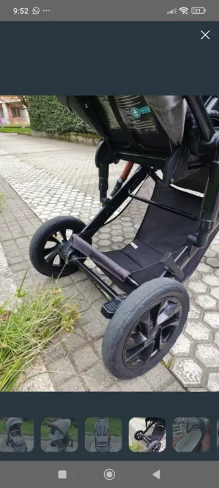 Capazo y silla de bebé