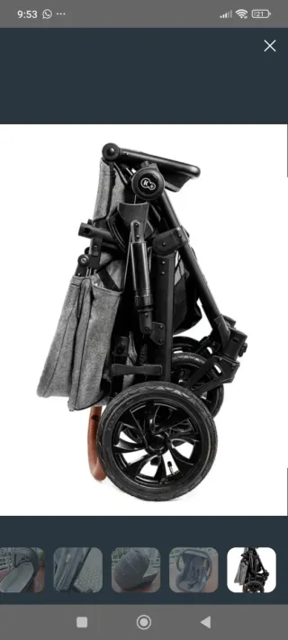 Capazo y silla de bebé