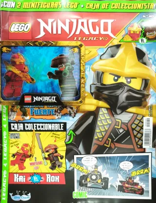 LEGO Ninjago Legacy Kai vs Rox #40 Caja Colecciona
