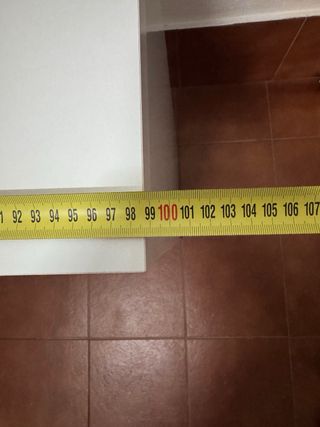 Mueble recibidor blanco lacado