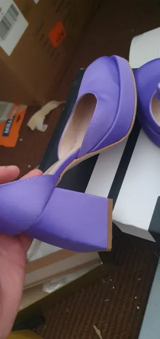 Scarpe tacco alto Il Globo viola n. 38