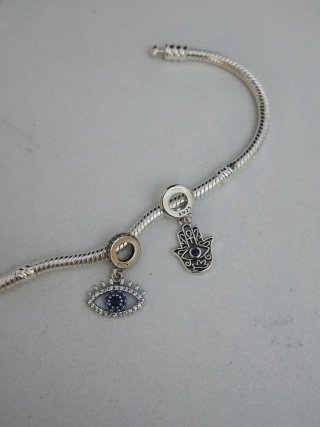 Lote 4 Charms Plata Ley 925