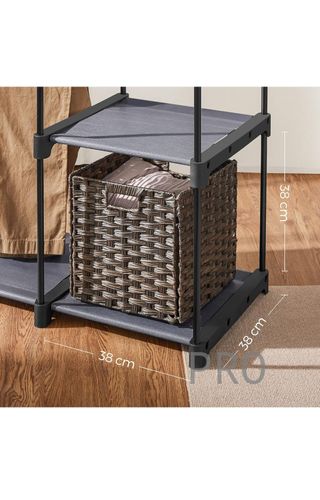 Armario de Ropa, Perchero, Burro Ropa, 112 x 43 x 165 cm