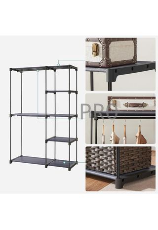 Armario de Ropa, Perchero, Burro Ropa, 112 x 43 x 165 cm