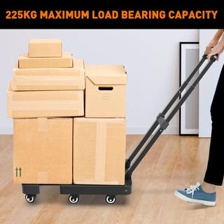 Carretilla de Transporte Plegable 225 KG 6 ruedas