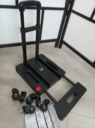 Carretilla de Transporte Plegable 225 KG 6 ruedas