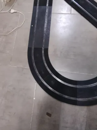 Circuito Scalextric Negro Antiguo grande