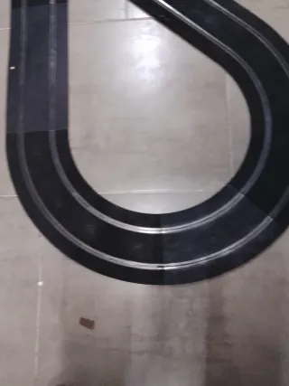 Circuito Scalextric Negro Antiguo grande