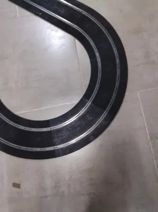 Circuito Scalextric Negro Antiguo grande