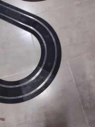 Circuito Scalextric Negro Antiguo grande